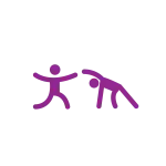 Stretching icon